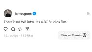 Image credits: Threads @/jamesgunn)